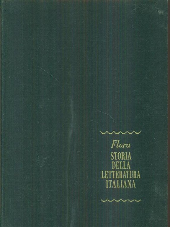 Storia della letteratura italiana volume III parte I
