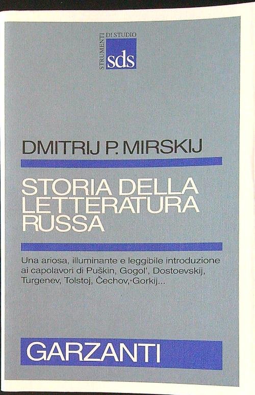 Storia della letteratura russa