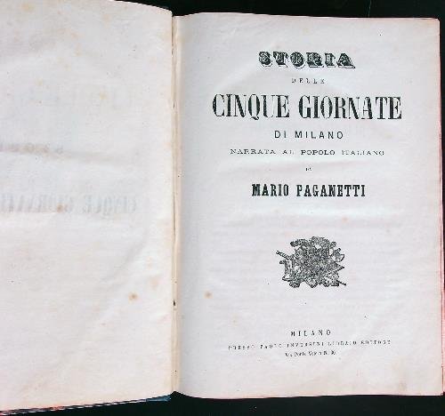 Storia delle Cinque Giornate di Milano