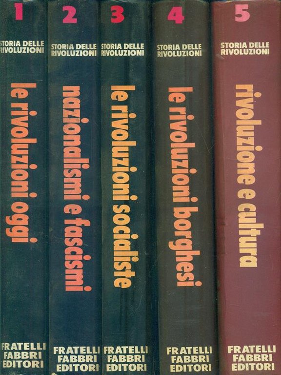 Storia delle Rivoluzioni. 5 Volumi