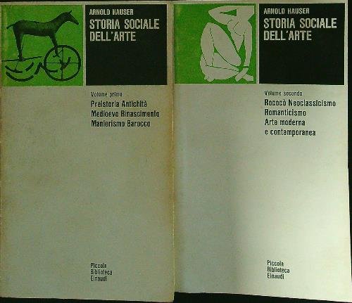 Storia sociale dell'arte 2 vv
