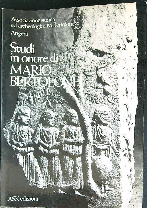 Studi in onore di Mario Bertolone