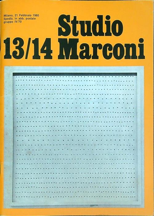 Studio marconi 13/14 - 1980