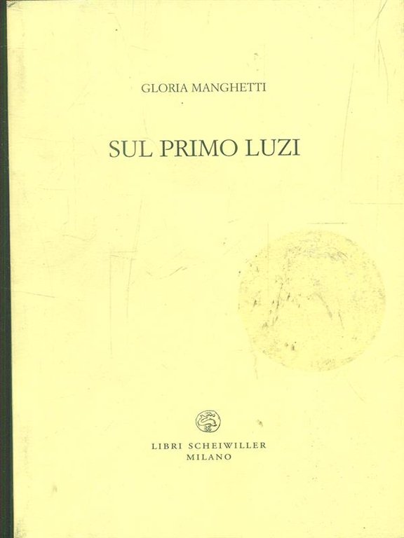 Sul primo Luzi