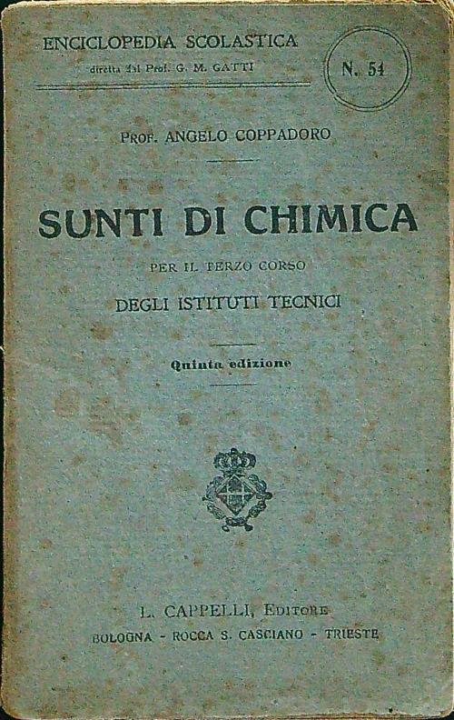 Sunti di chimica