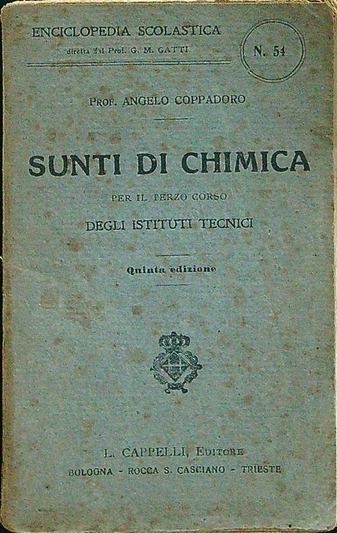 Sunti di chimica