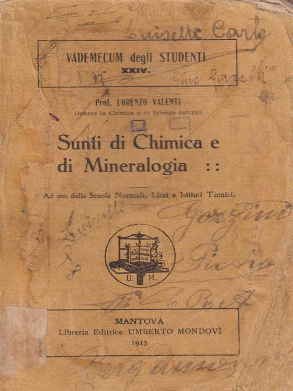 Sunti di chimica e mineralogia