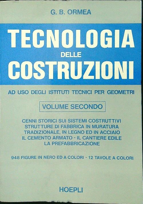 Tecnologia delle costruzioni vol. 2 | Immagine principale