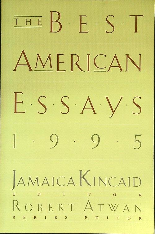 The best american essays 1995
