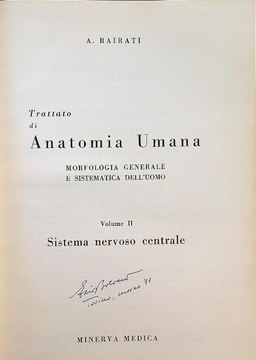 Trattato di Anatomia Umana II