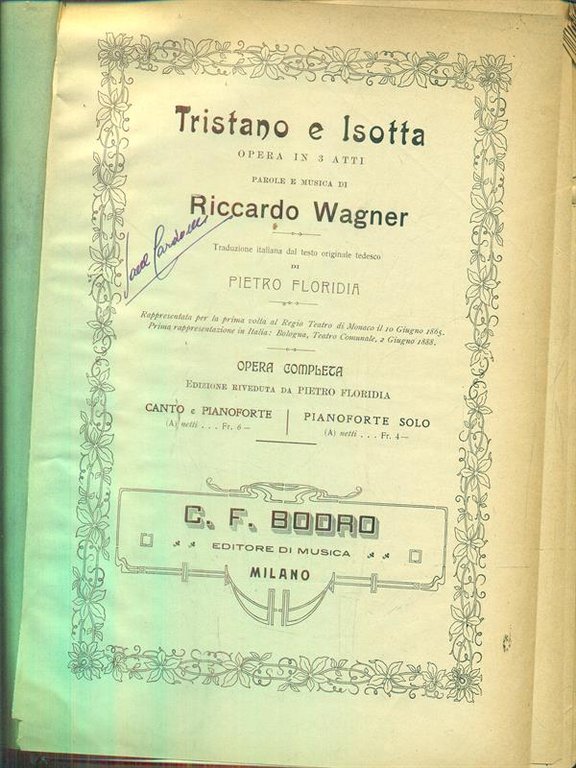 tristano e Isotta