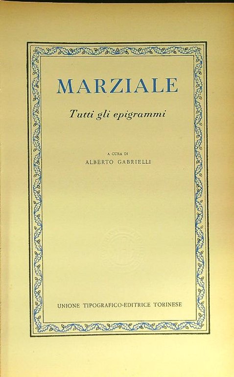 Tutti gli epigrammi