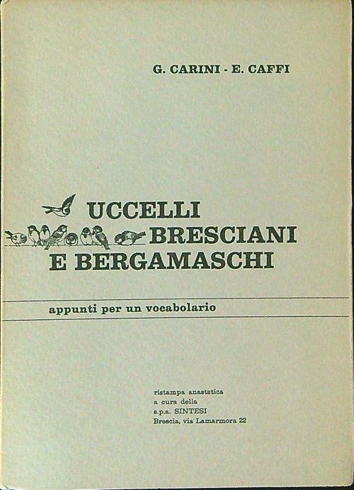 Uccelli Bresciani e Bergamaschi