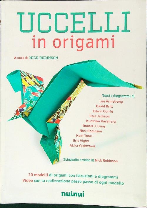 Uccelli in origami