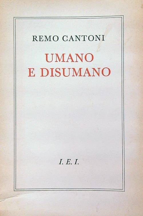 Umano e disumano