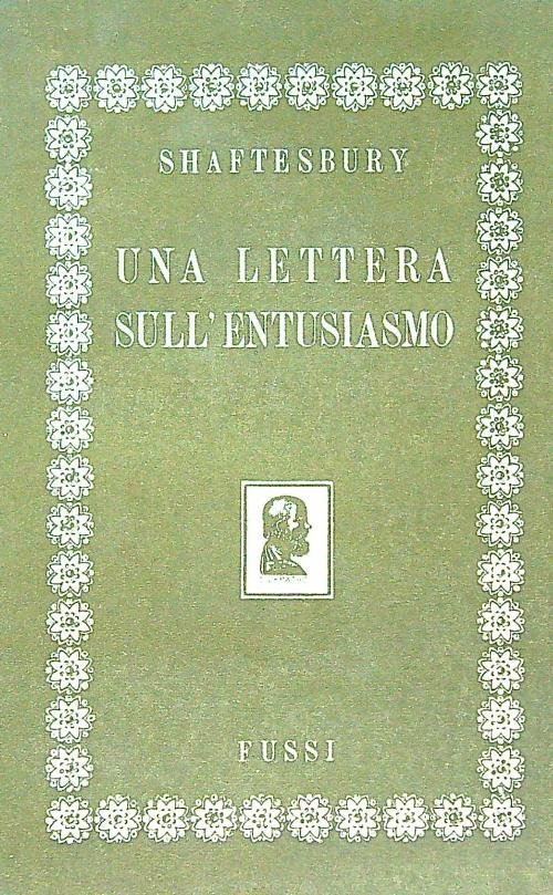 Una lettera sull'entusiasmo