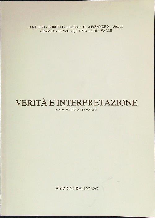 Verita' e interpretazione | Immagine principale