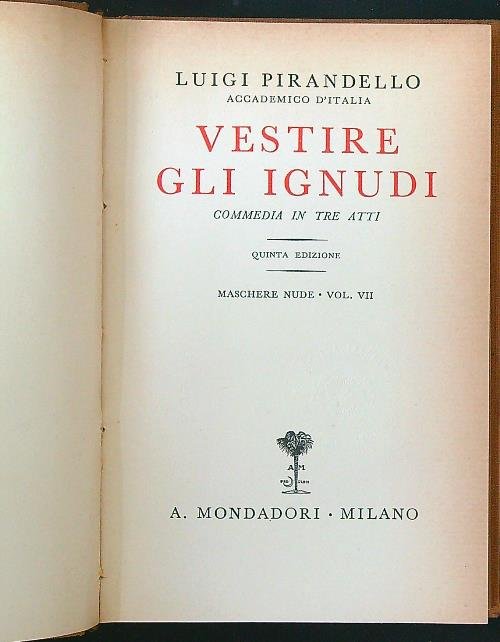 Vestire gli ignudi