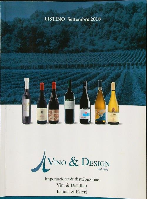 Vino & design listino settembre 2018