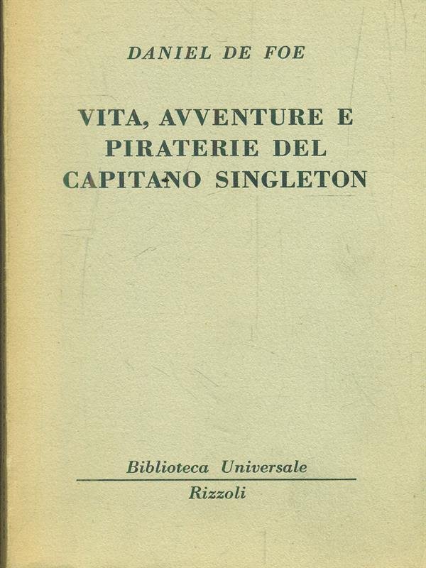 Vita, avventure e piraterie del capitano Singleton