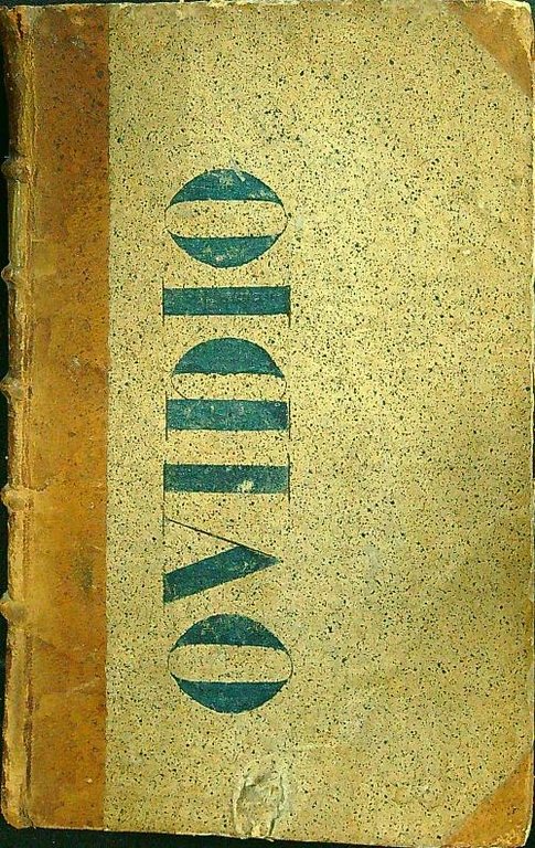Vita di Ovidio Nasone volume I e II in unico tomo