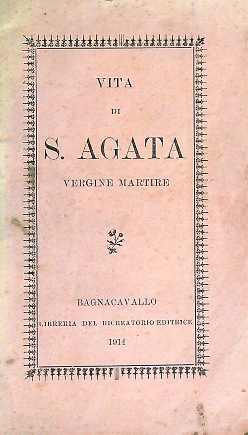 Vita di S. Agata