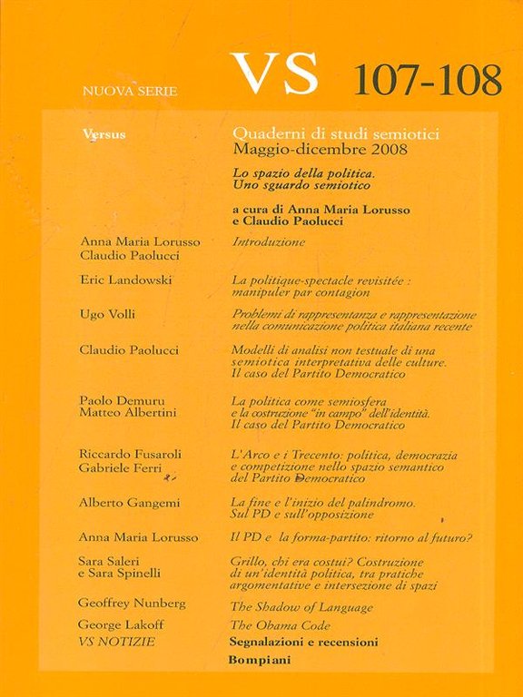 VS 107-108 maggio-dicembre 2008