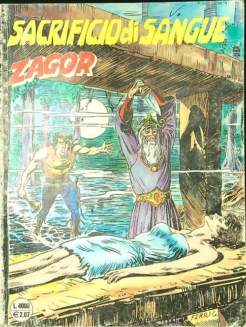 Zagor n. 483/luglio 2001: Sacrificio di sangue