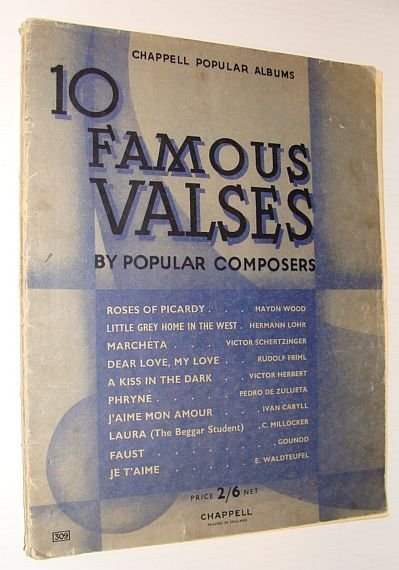 10 Famous Valses By Popular Composers - Chappell Popular Albums