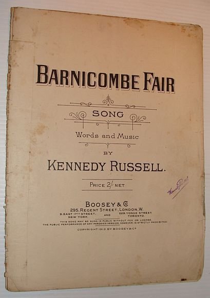 Barnicombe Fair - Sheet Music