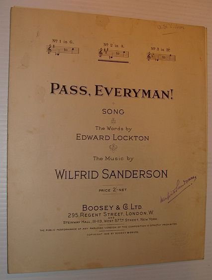 Pass, Everyman! - Sheet Music