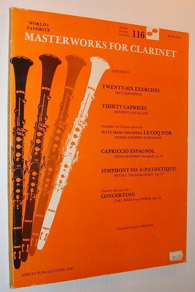 World's Favorite Masterworks for Clarinet, Book One - (World's Favorite …