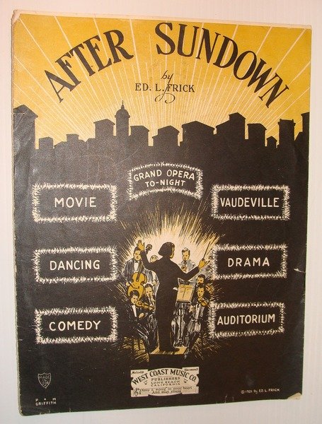 After Sundown - Sheet Music