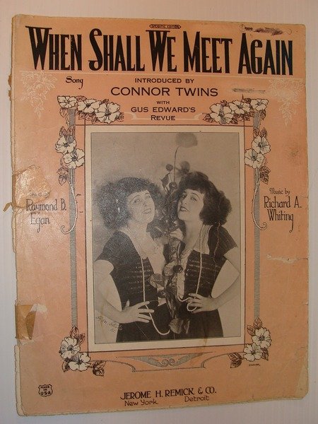 When Shall We Meet Again: Sheet Music