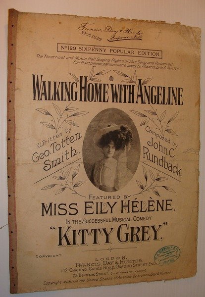 Walking Home With Angeline: Sheet Music for Voice and Piano …