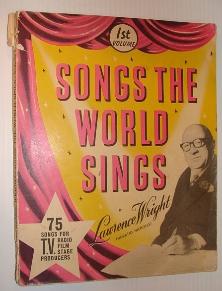 Songs the World Sings 1st (First) Volume - 75 Songs …
