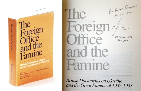 The Foreign Office and the Famine: British Documents on Ukraine …