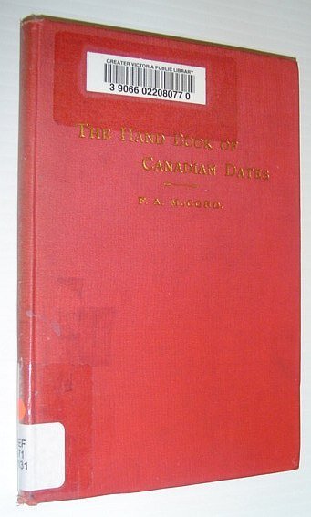 The Hand Book of Canadian Dates