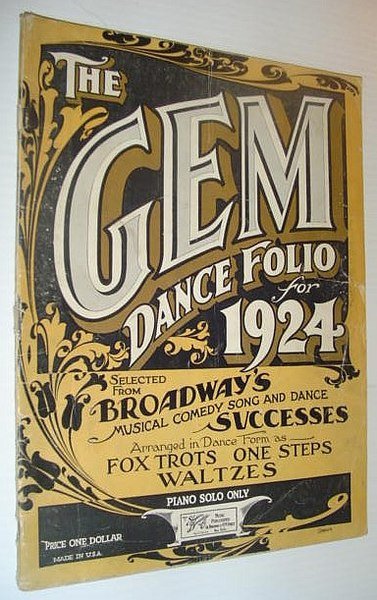 The Gem Dance Folio for 1924 - Selected from Broadway's …