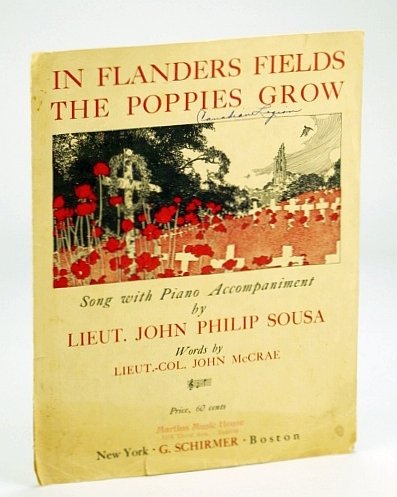 In Flanders Fields The Poppies Grow - Sheet Music for …
