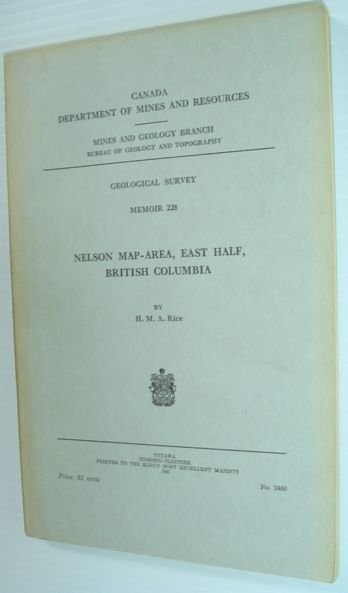 Nelson Map-Area, East Half, British Columbia - Geological Survey Memoir …