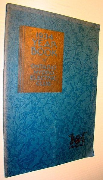1934 Picnic Programme and Year Book (Yearbook) of Ontario Hydro …