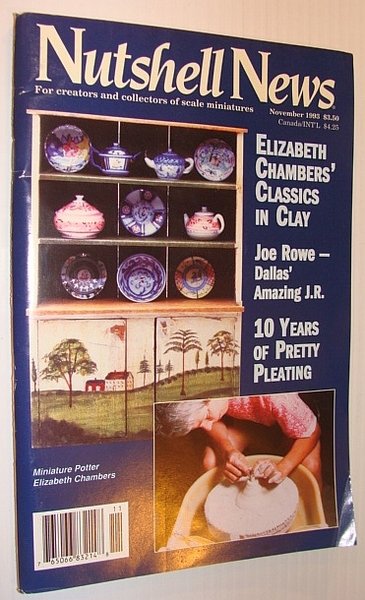 Nutshell News Magazine, November 1993 - Miniature Potter Elizabeth Chambers