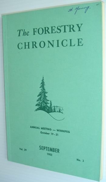 The Forestry Chronicle - September 1953