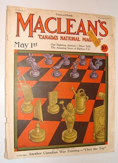Maclean's Magazine - Canada's National Magazine, May 1, 1929 *A.J. …