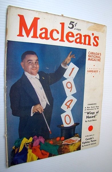 Maclean's - Canada's National Magazine, 1 January, 1940 - The …