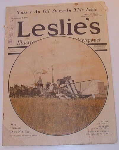 Leslie's Illustrated Weekly Newspaper: September 4, 1920, Vol. CXXXI. No. …