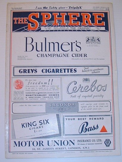 The Sphere - The Empire's Illustrated Weekly: January 22 1944