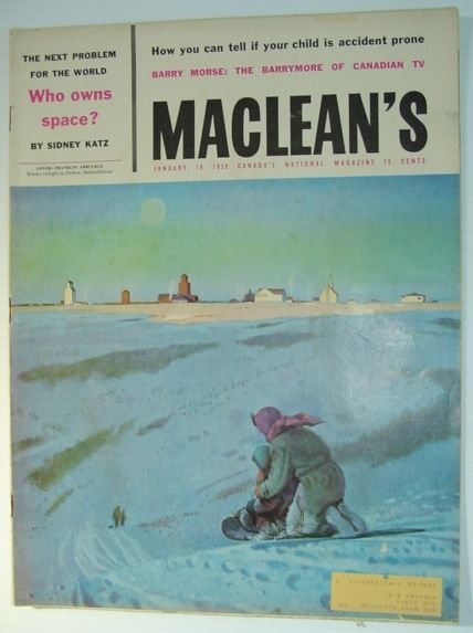 Maclean's Magazine - January 18, 1958: Who Own's Space?