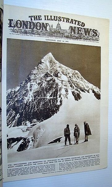 The Illustrated London News, July 26, 1952 - Swiss Everest …